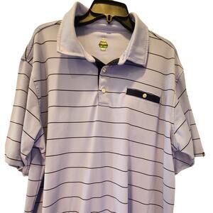 Bolle‎ Golf Polo Shirt, Men's Size XXL Blue/Purple